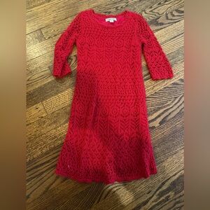 Cherokee Vibrant Red Lace dress